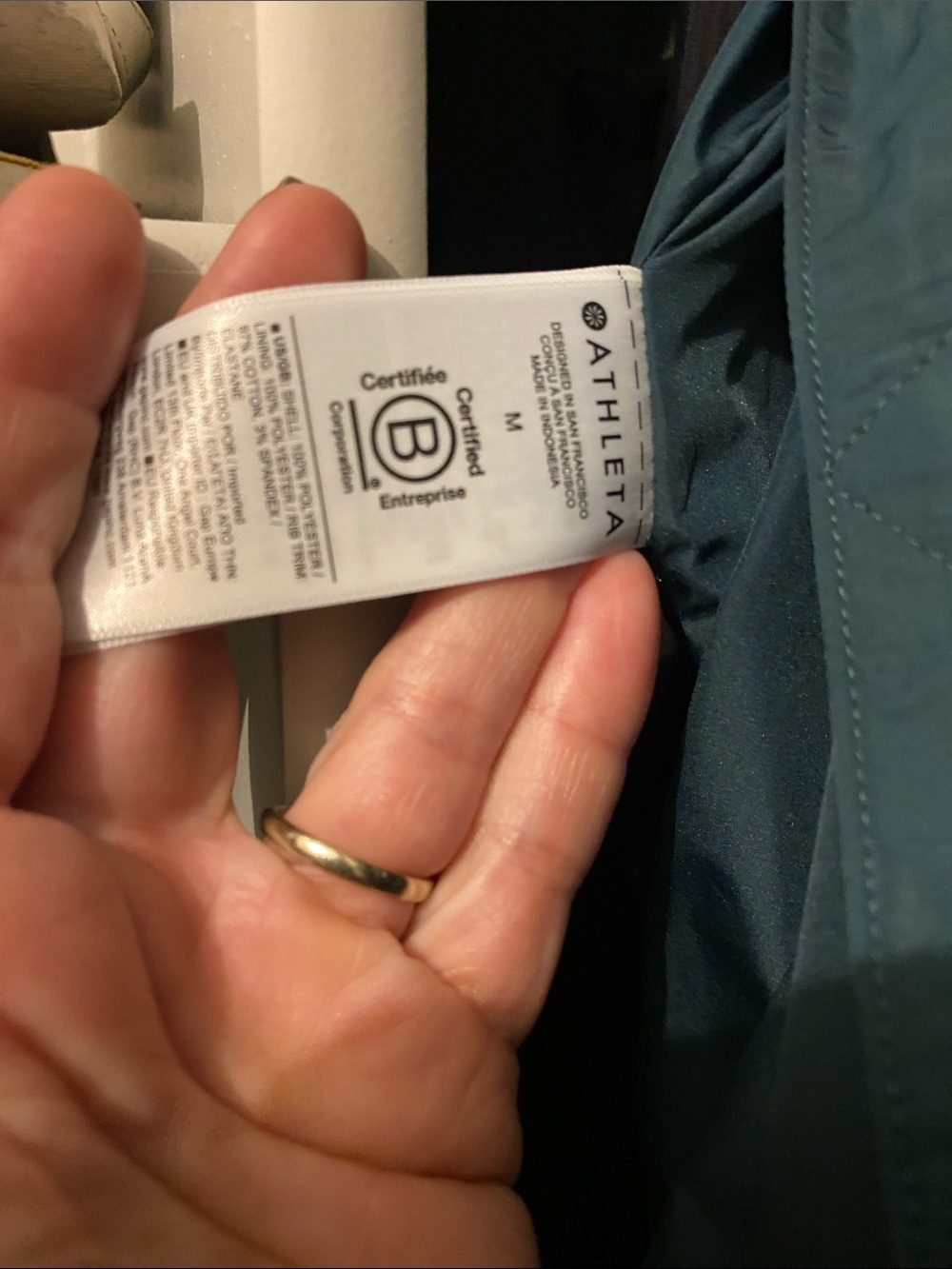 Gap Women’s Jetsetter Bomber Jacket-Pine - Picture 7 of 7